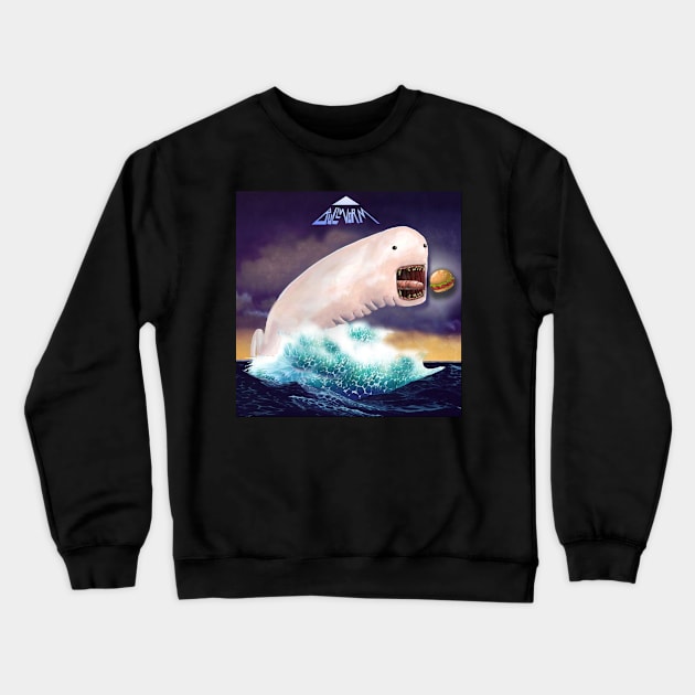 Bull Worm Rock Album Crewneck Sweatshirt by tduffyworld